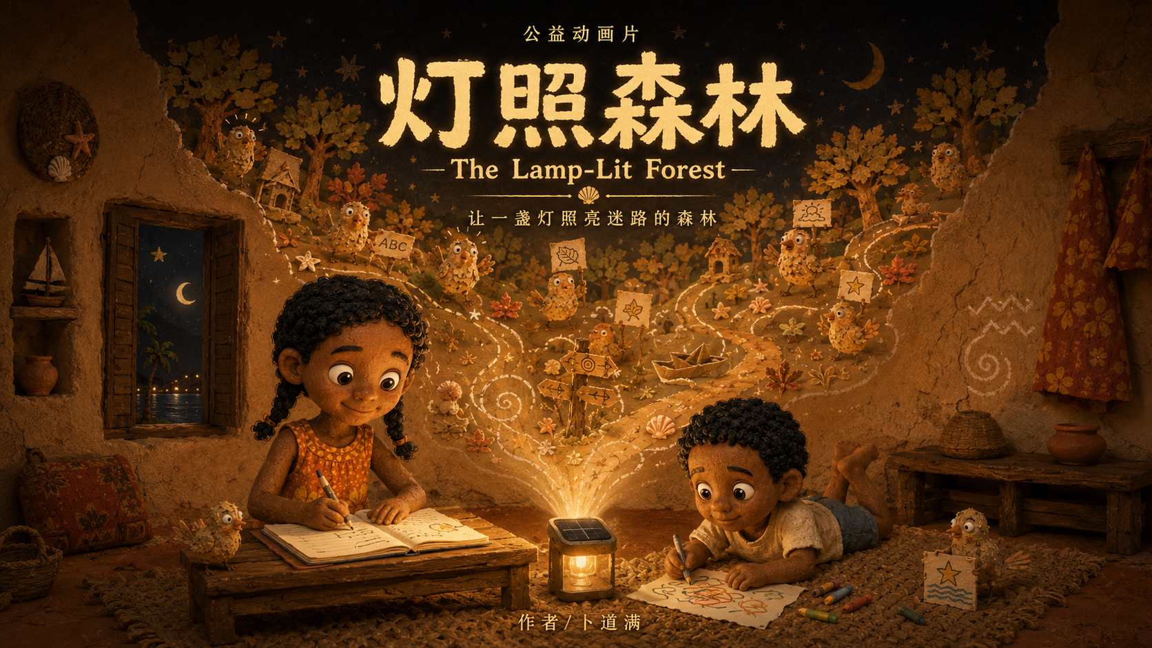 灯照森林